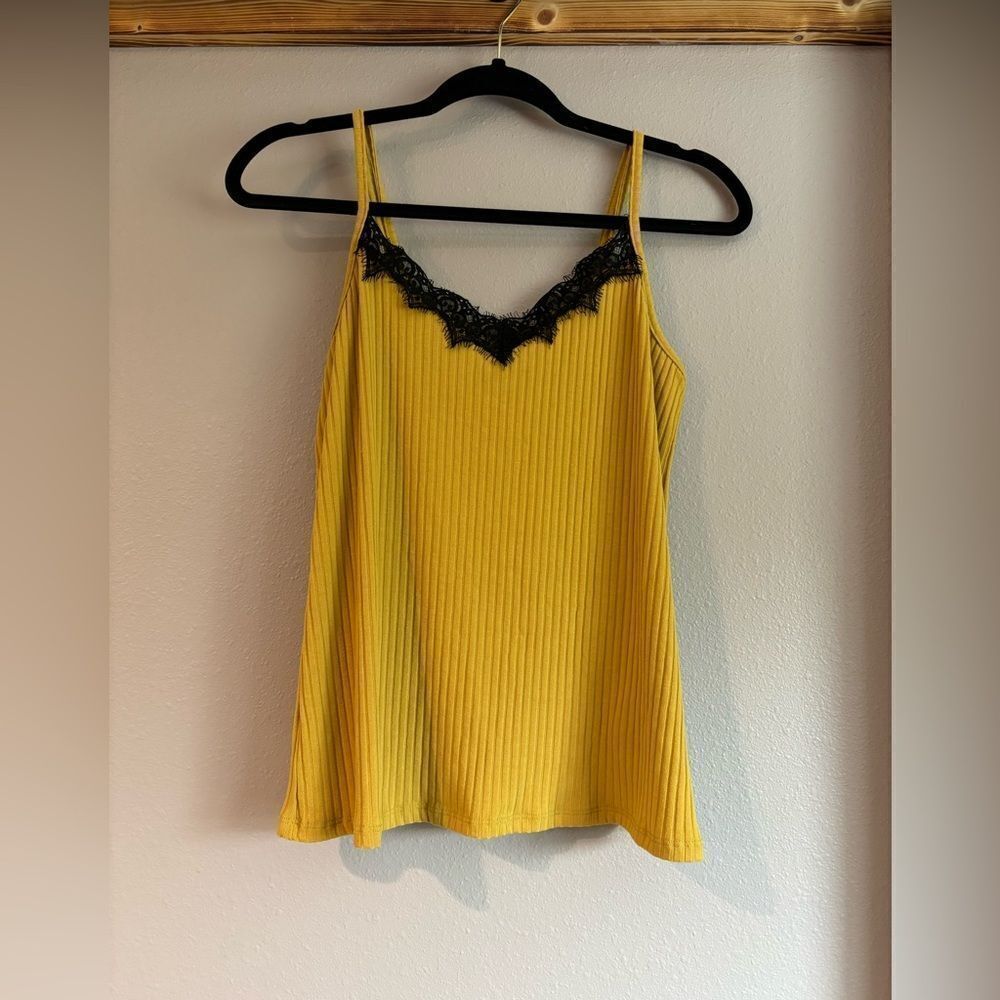 Mustard And Black Tank